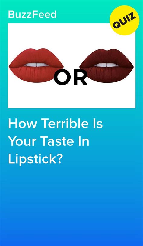 lipstick quiz buzzfeed